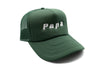 Dark Green Foam Trucker Papa Hat