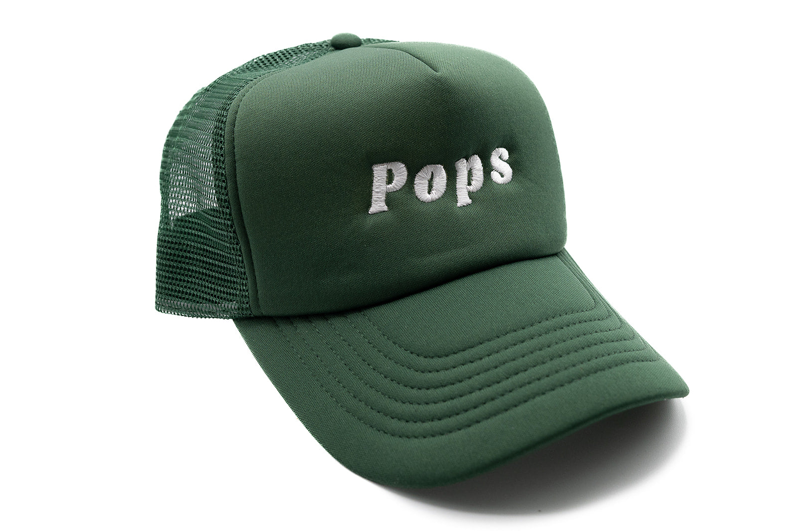 Dark Green Foam Trucker Pops Hat