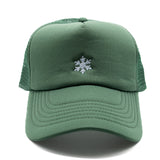 Tiny Holiday Snowflake Foam Trucker Hat
