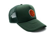 Hunter Green Foam Trucker Basketball Hat