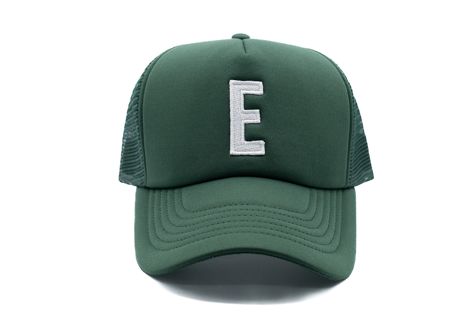 Dark Green Foam Letter Trucker Hat