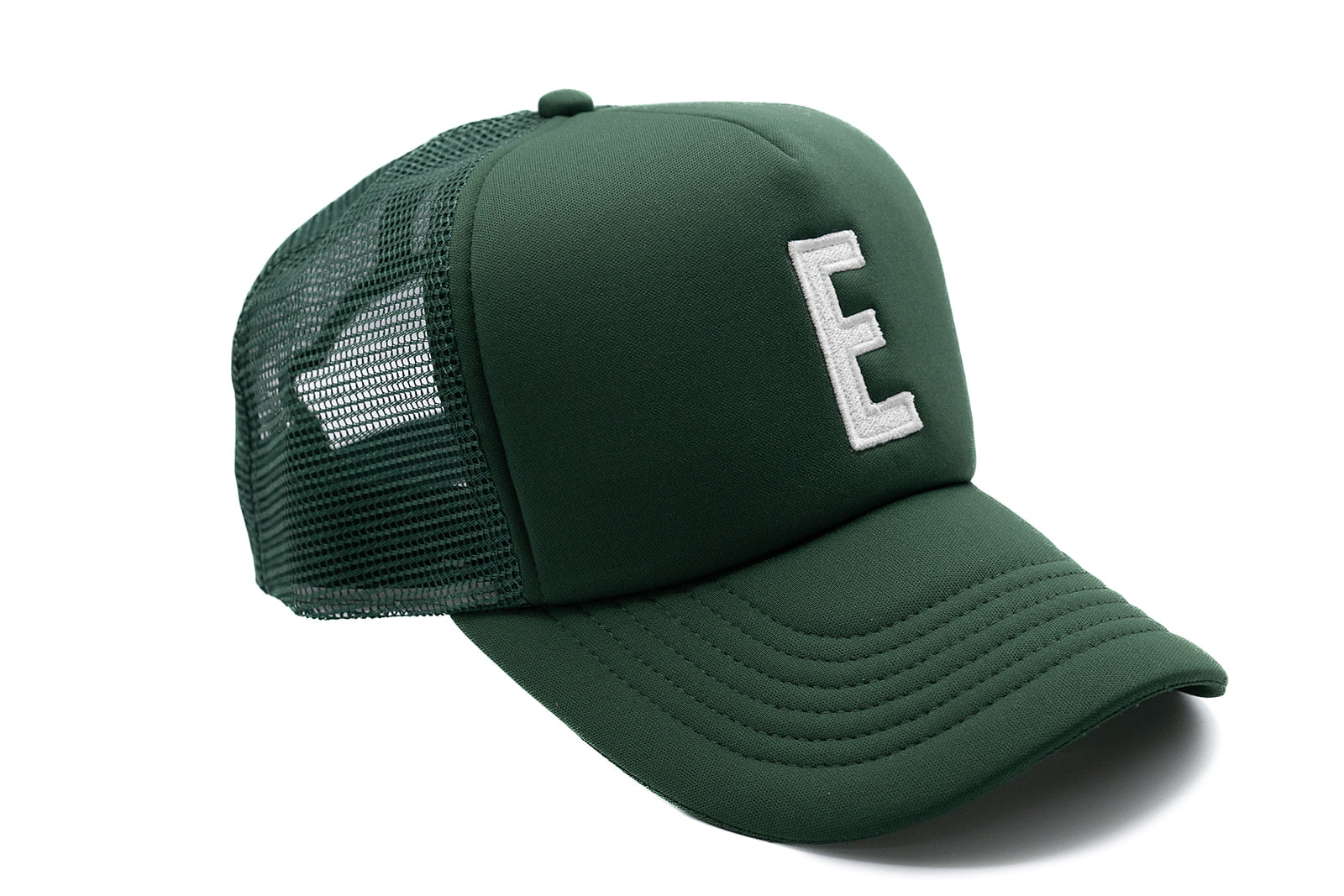 Dark Green Foam Letter Trucker Hat