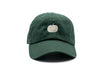 Hunter Green Tiny White Pumpkin Hat