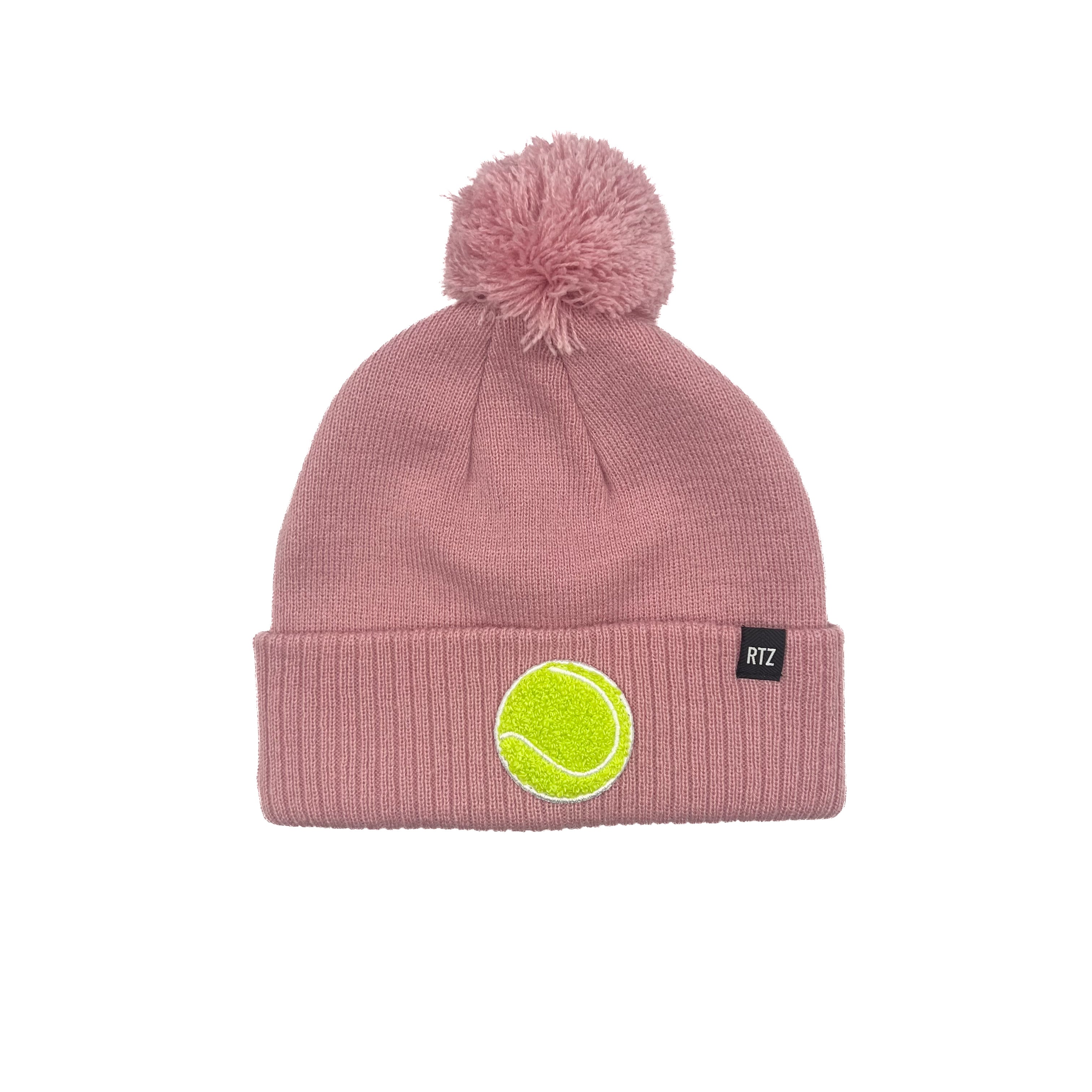 Tennis Patch Pom Pom Hat