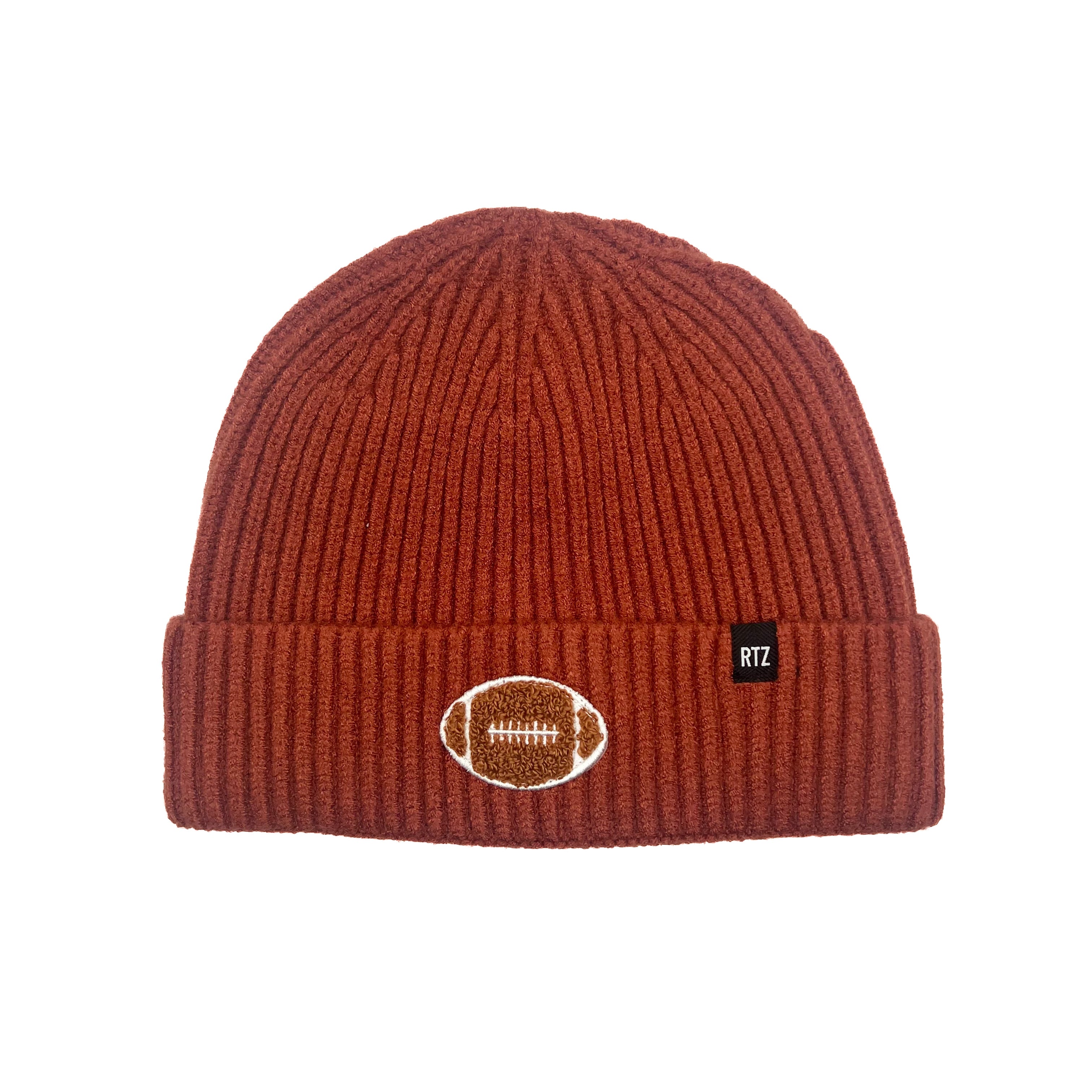 Football Patch Beanie