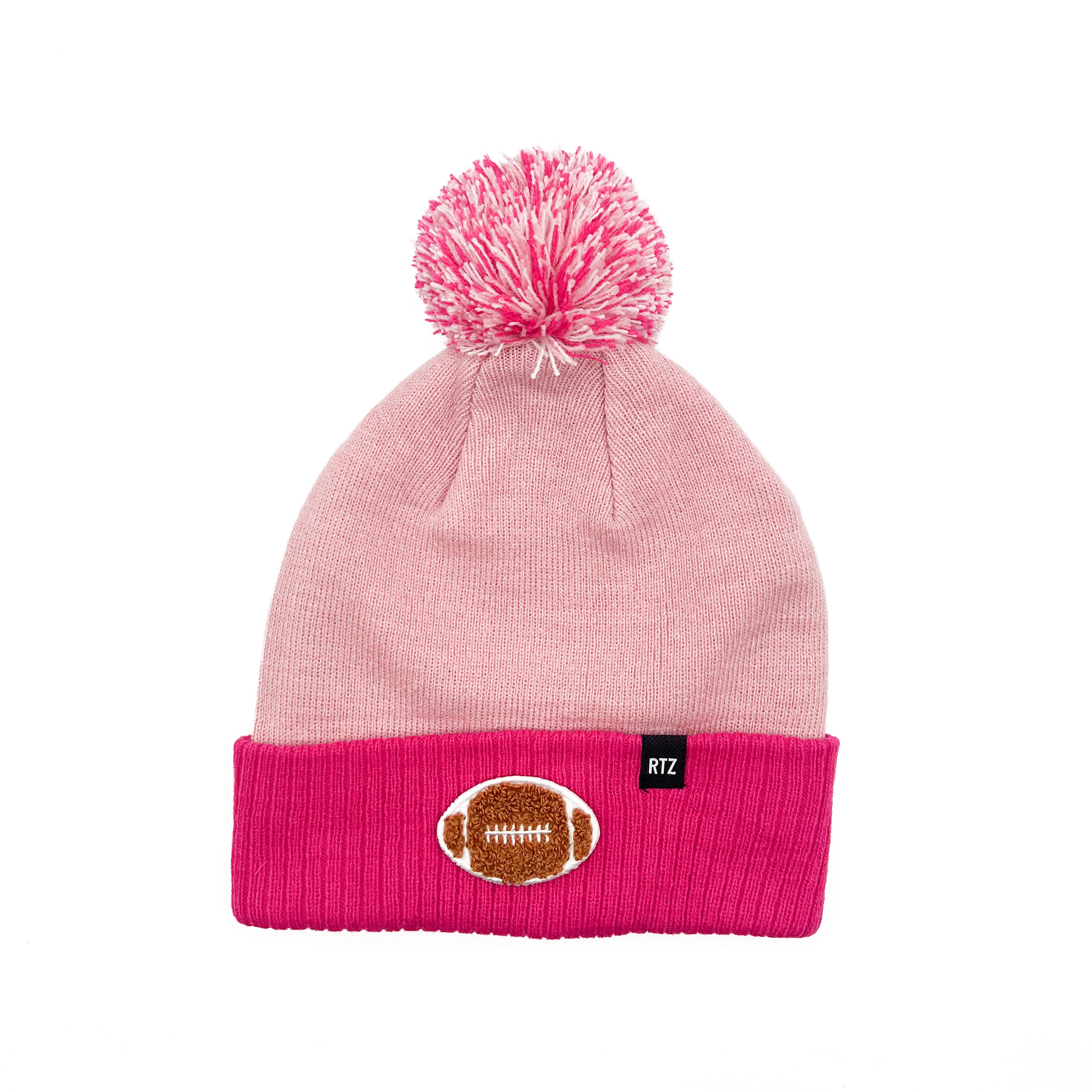 Football Patch Pom Pom
