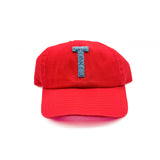 Blue Terry Letter Patch Baseball Hat