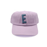 Blue Terry Letter Patch Baseball Hat