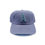 Blue Terry Letter Patch Baseball Hat