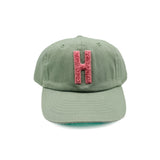Blush Terry Letter Patch Baseball Hat