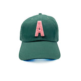 Blush Terry Letter Patch Baseball Hat
