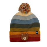 Teddy Bear Patch Pom Pom Hat