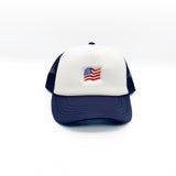 Tiny Waving Flag Trucker Hat
