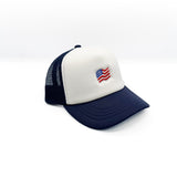 Tiny Waving Flag Trucker Hat