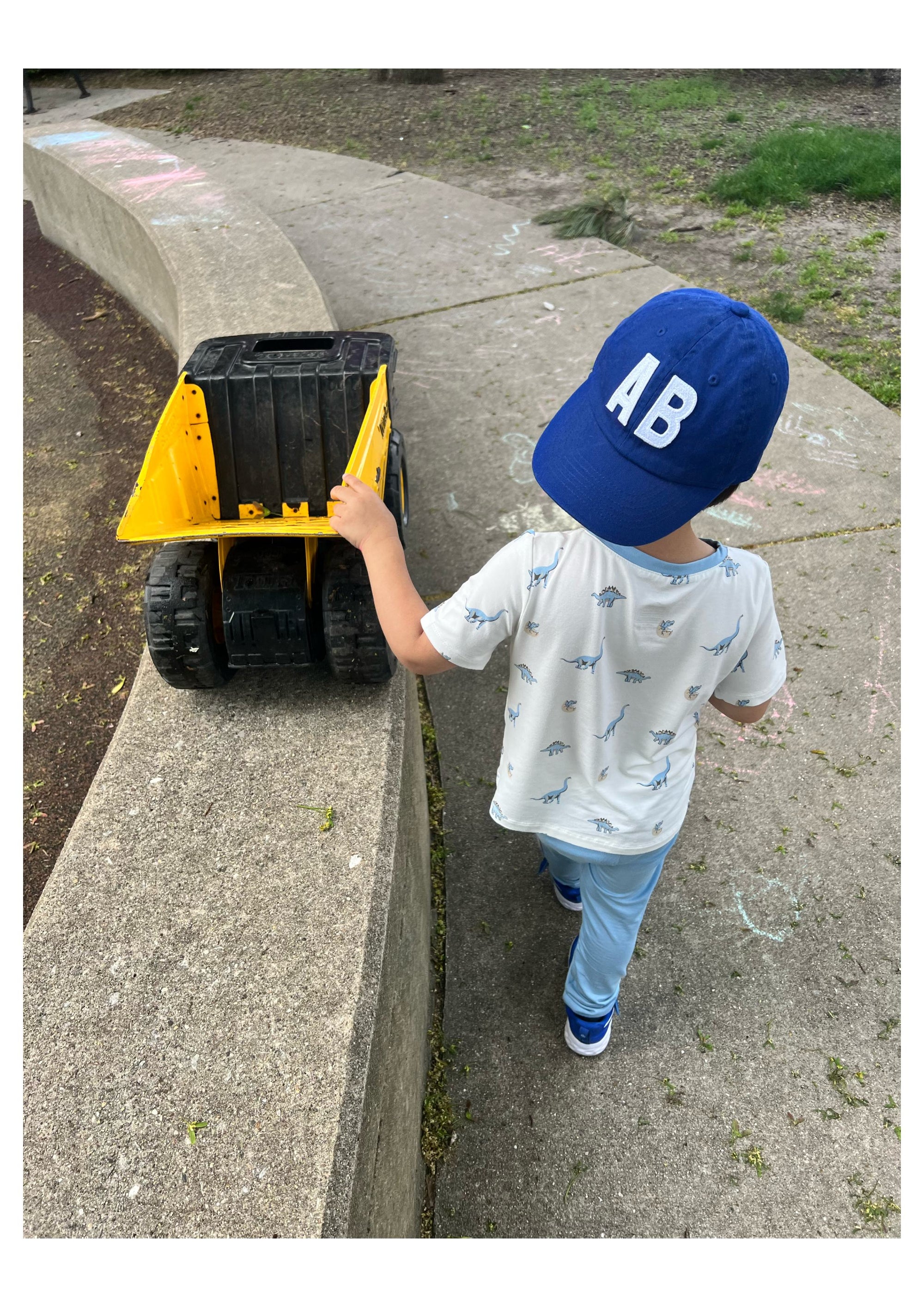 Light Pink Double Letter Hat