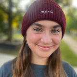 Custom Text Beanie