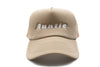 Khaki Foam Trucker Auntie Hat
