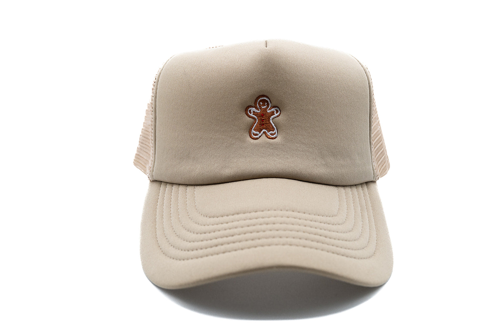 Tiny Holiday Gingerbread Foam Trucker Hat