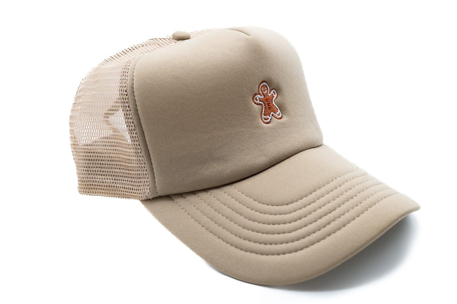 Tiny Holiday Gingerbread Foam Trucker Hat