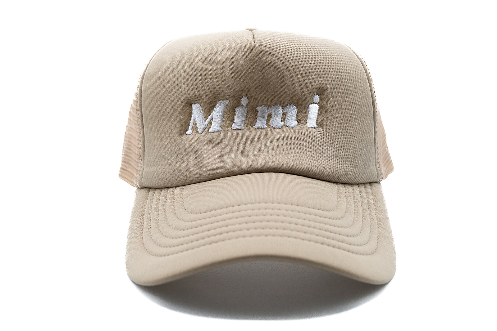 Khaki Foam Trucker Mimi Hat
