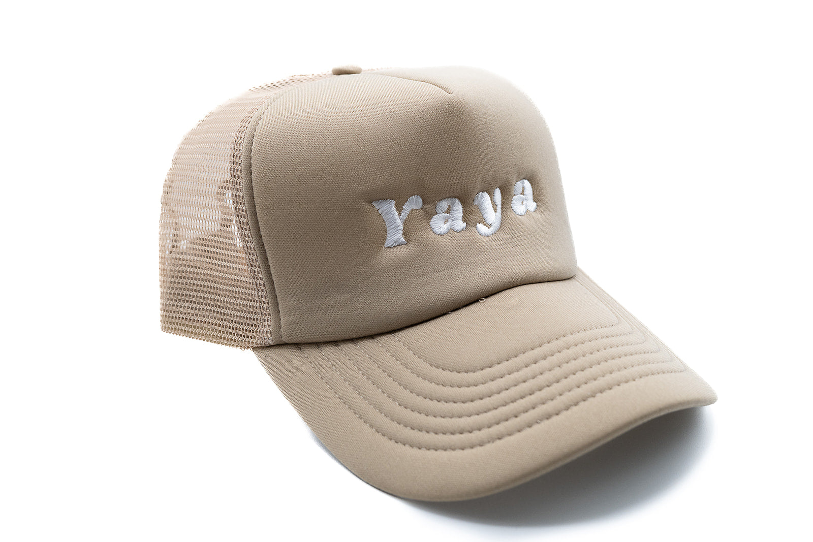 Khaki Foam Trucker Yaya Hat