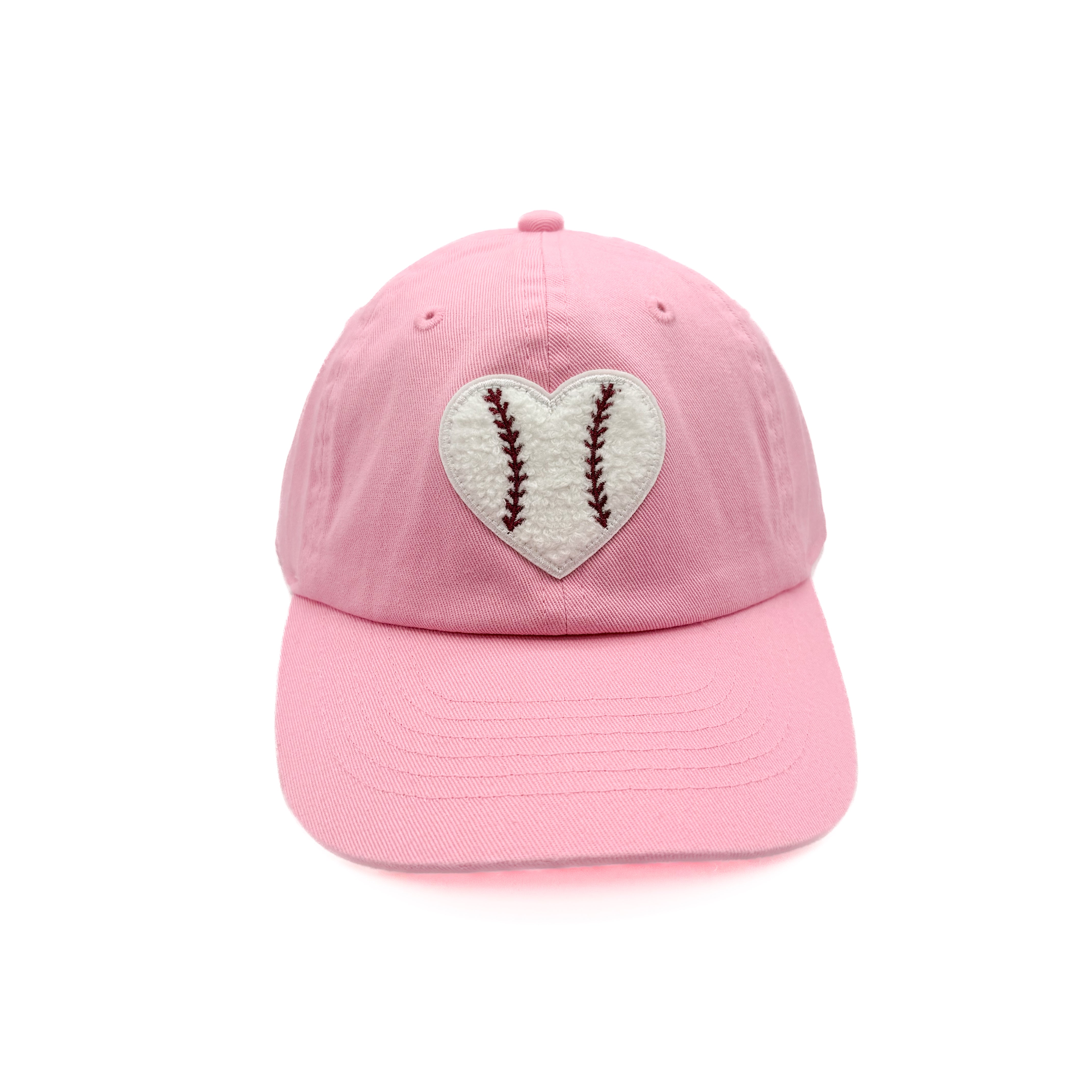 Baseball Heart Patch Baseball Hat