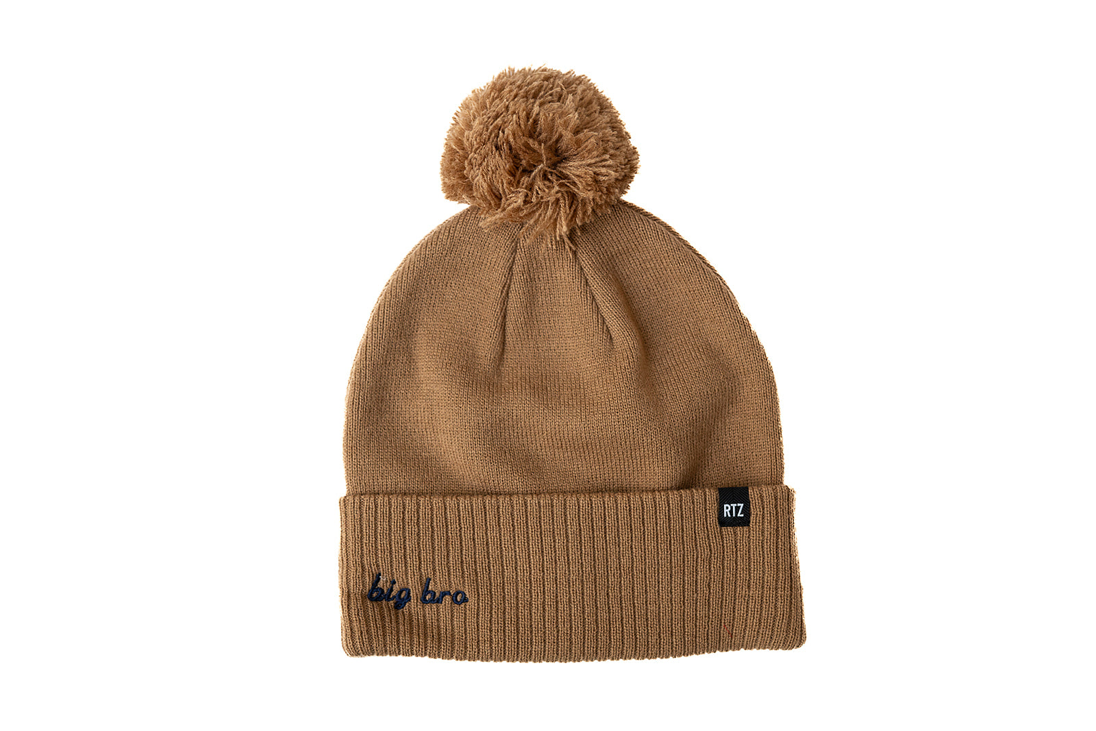 Custom Text Latte Pom Pom Hat
