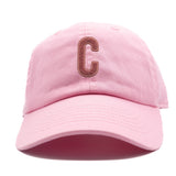 Blush Terry Letter Patch Baseball Hat