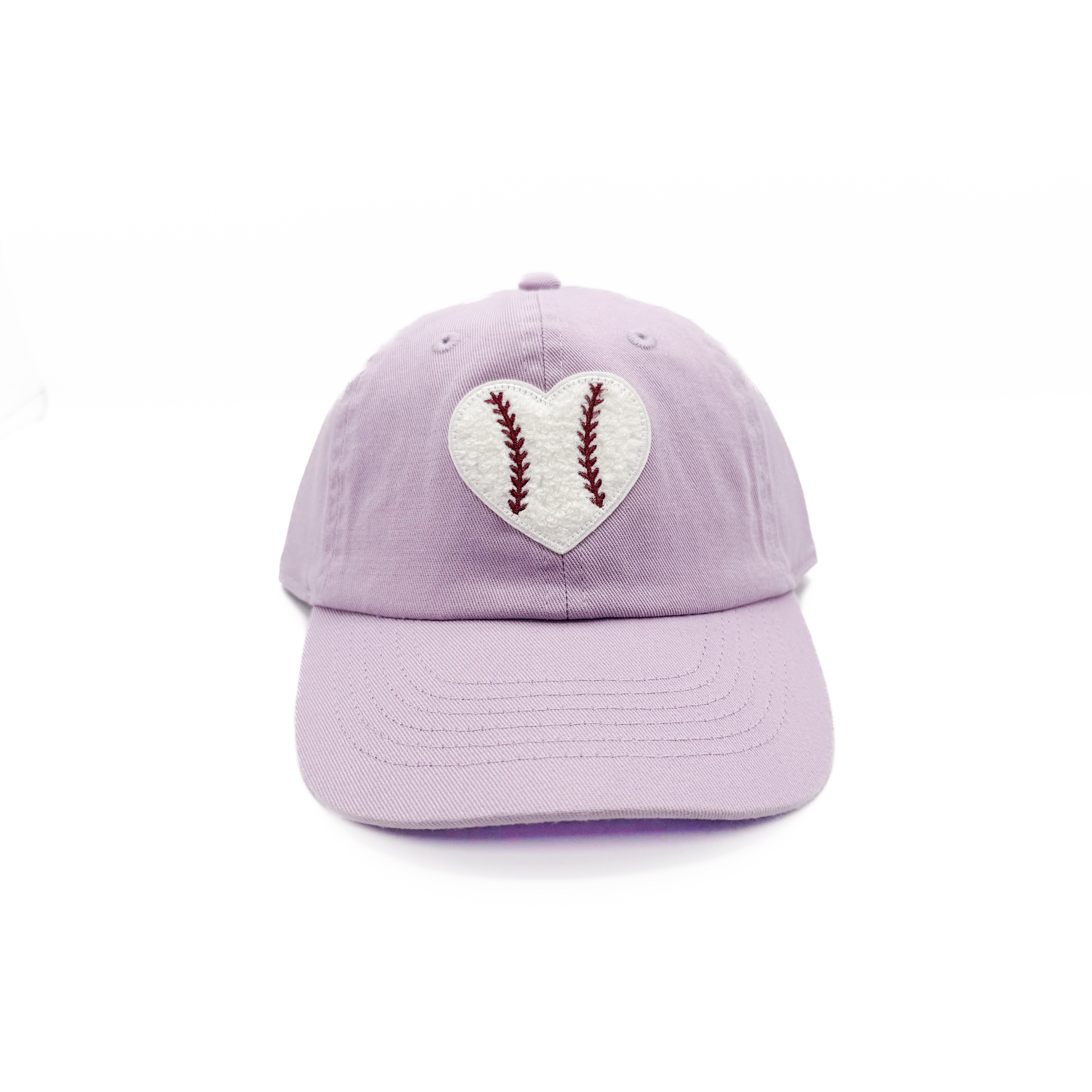 Baseball Heart Patch Baseball Hat