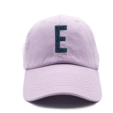 Blue Terry Letter Patch Baseball Hat