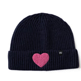 Terry Heart Patch Beanie