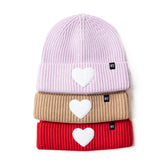 Terry Heart Patch Beanie