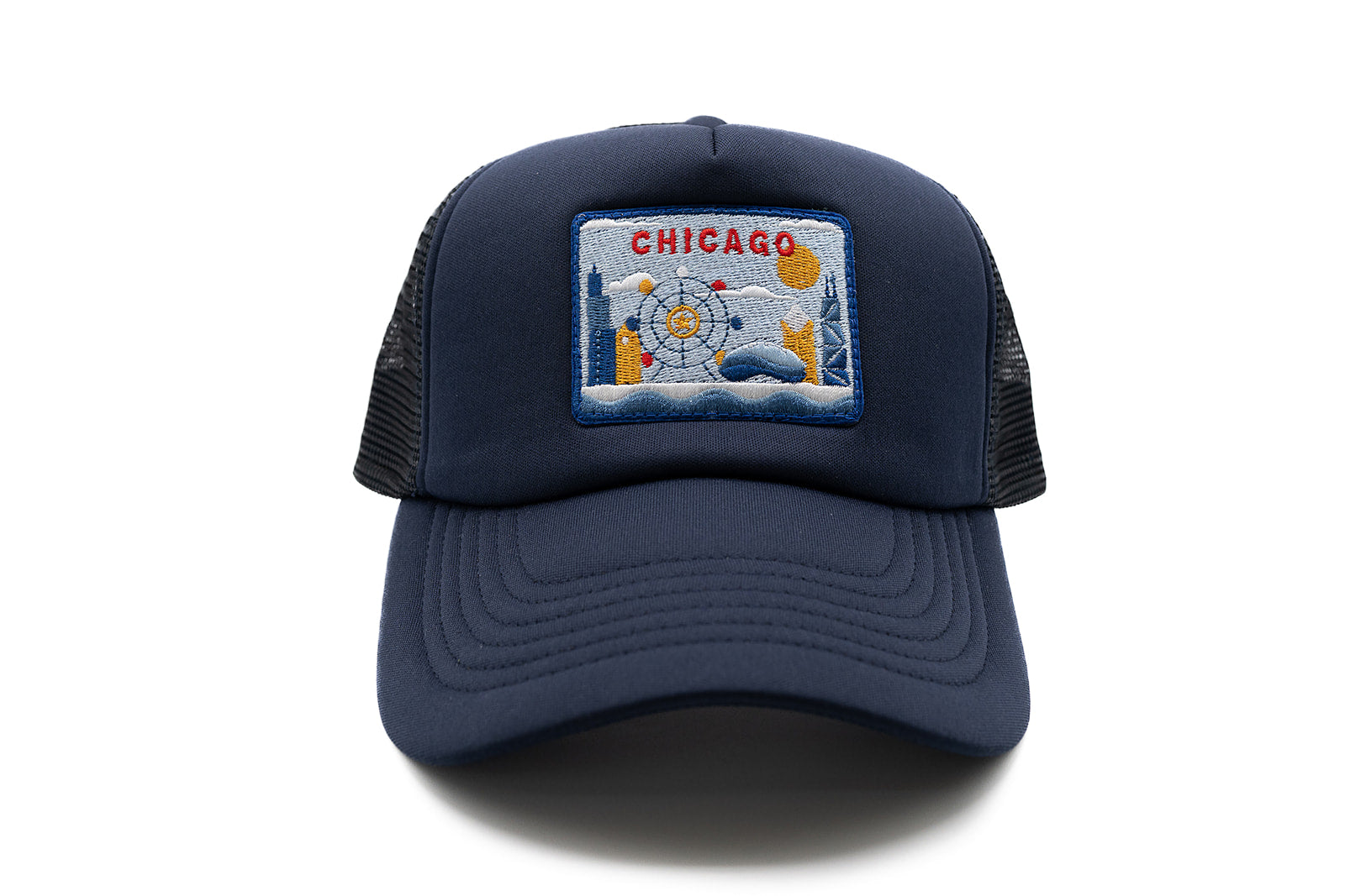 Chicago Postcard Foam Trucker Hat