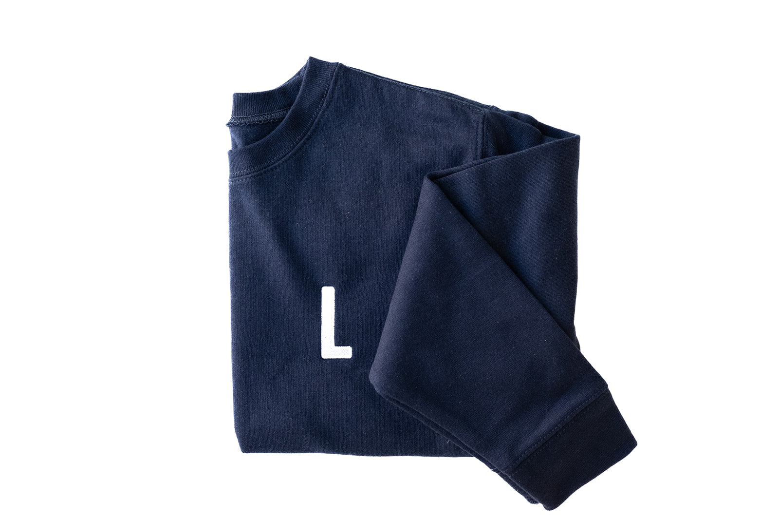 Sample Sale - Navy Letter Sweatshirt - Letter G - Size 3T