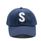 Navy Blue Letter Ponytail Hat