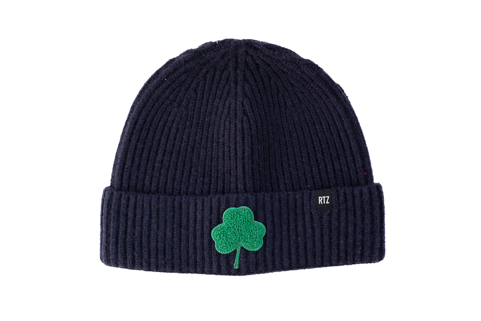 Midnight Terry Shamrock Beanie