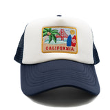 California Postcard Foam Trucker Hat