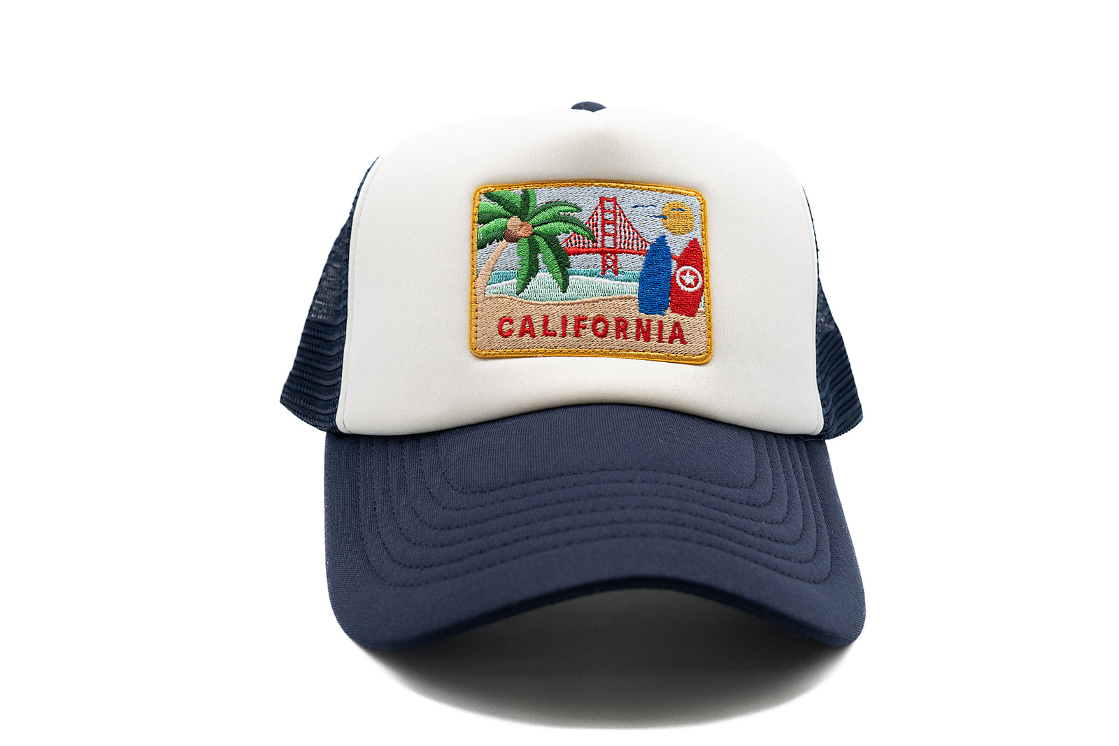 California Postcard Foam Trucker Hat
