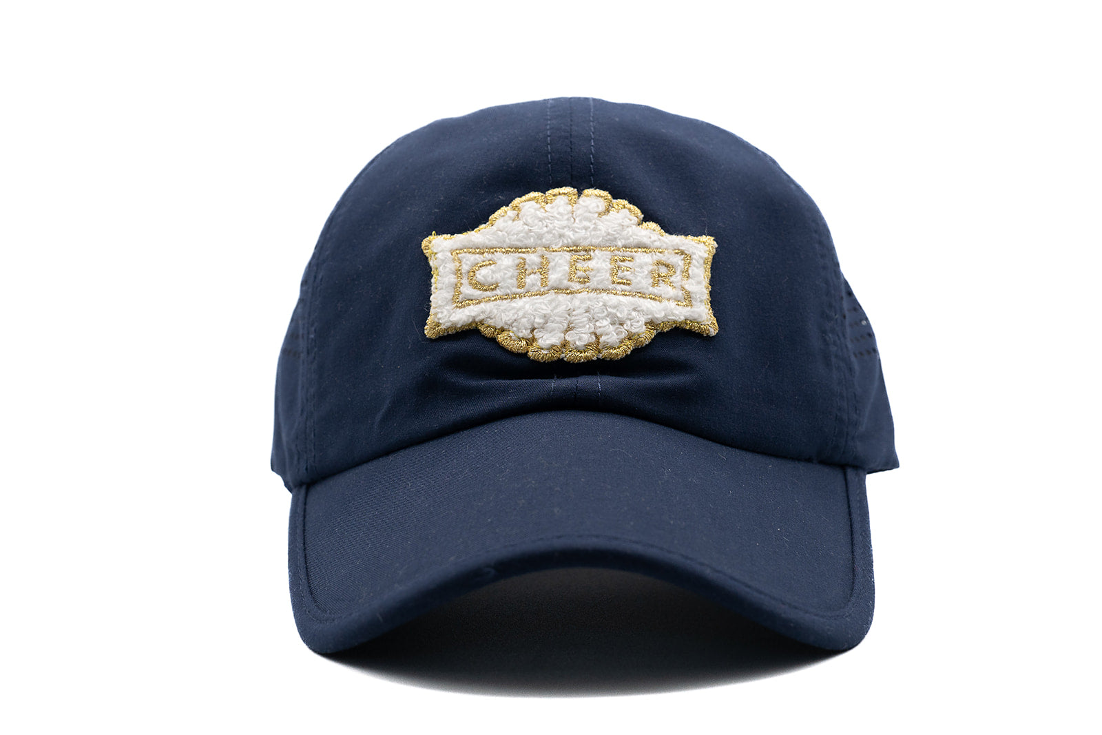Navy Athletic Hat + Terry Cheer Patch