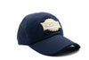 Navy Athletic Hat + Terry Cheer Patch
