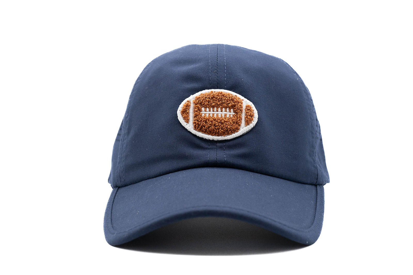 Navy Athletic Hat + Terry Football