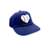 Baseball Heart Patch Baseball Hat