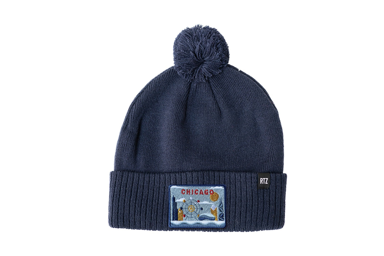 Chicago Pom Pom Hat