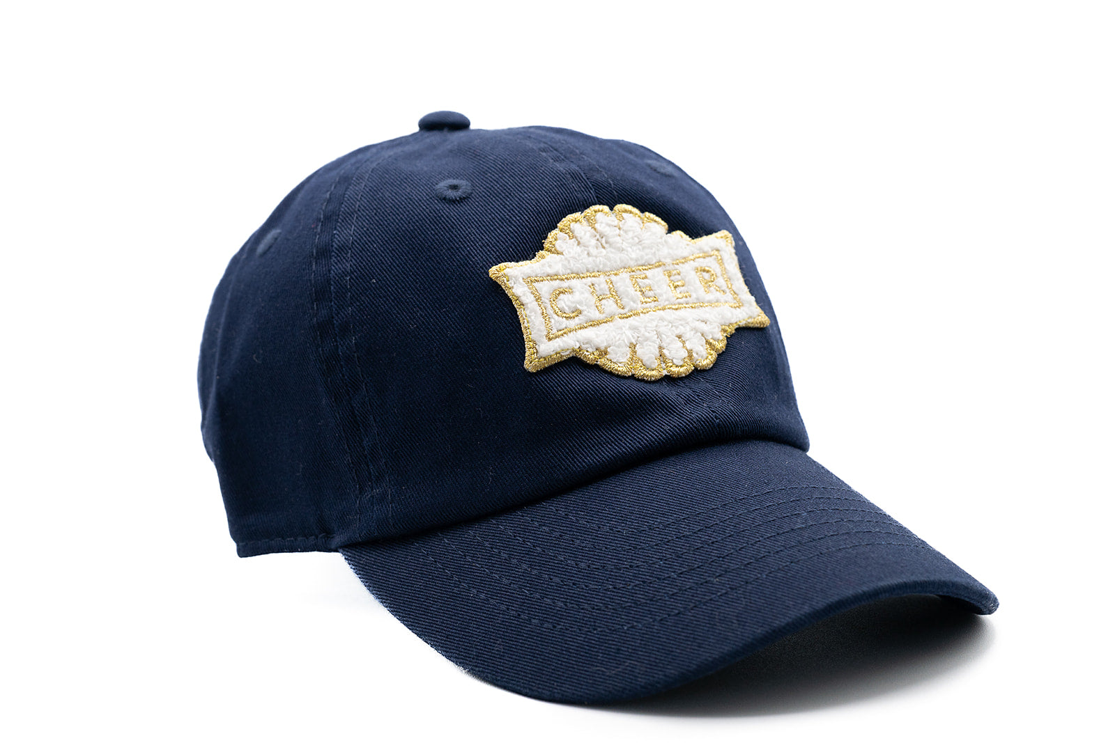 Navy Blue Hat + Terry Cheer Patch