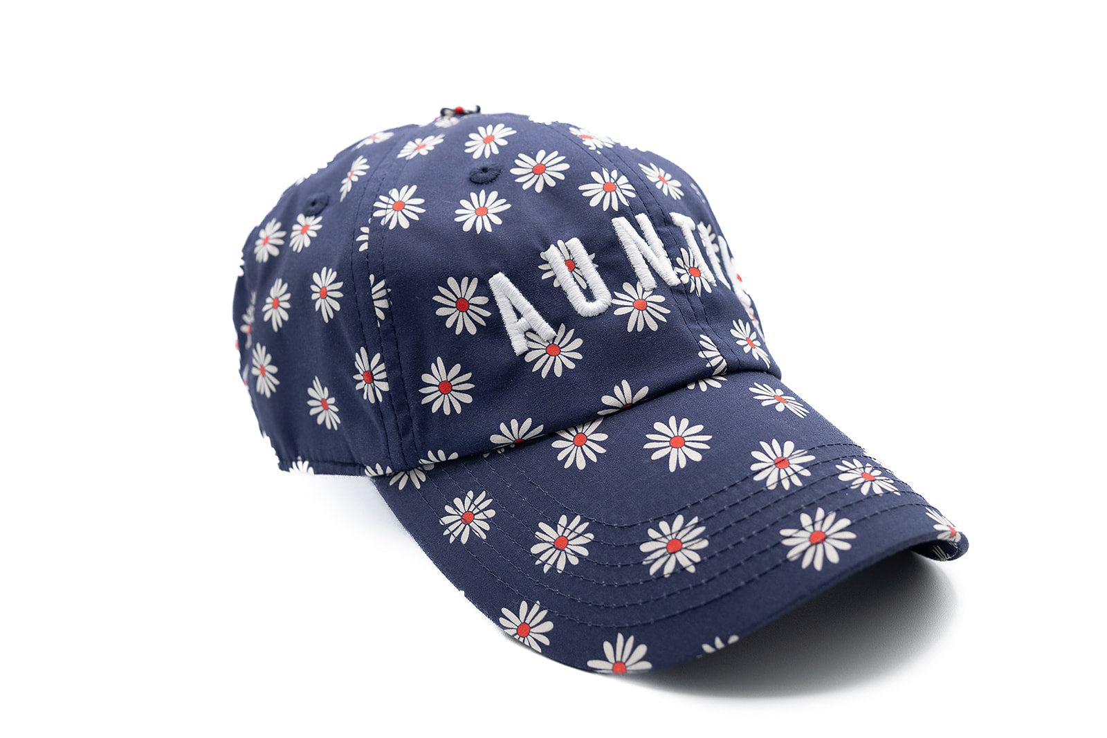 Navy Daisy Auntie Hat