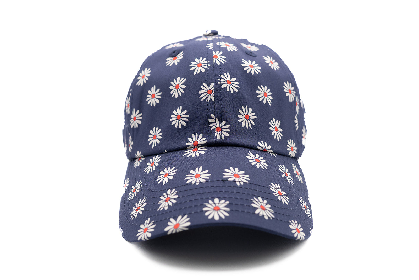 Navy Daisy Custom Hat