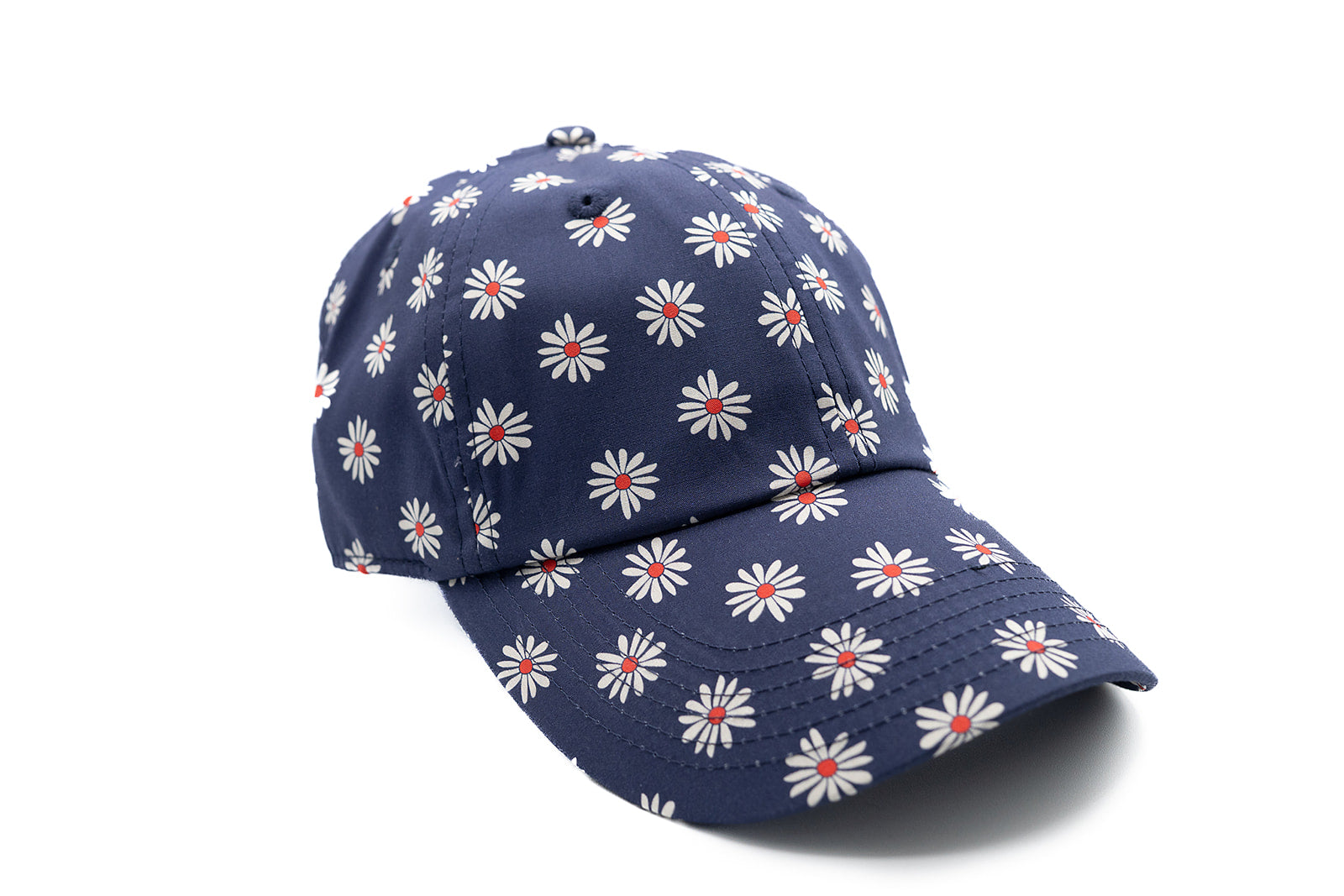 Navy Daisy Custom Hat