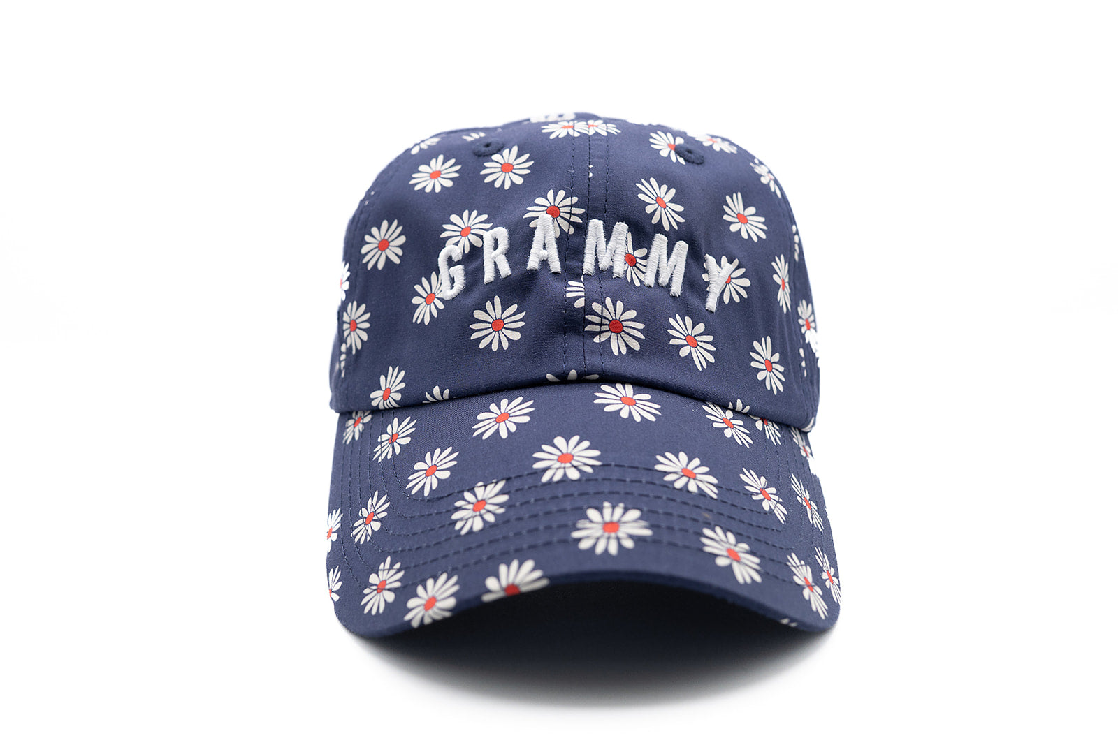 Navy Daisy Grammy Hat