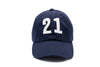 Navy Blue Double Number Hat