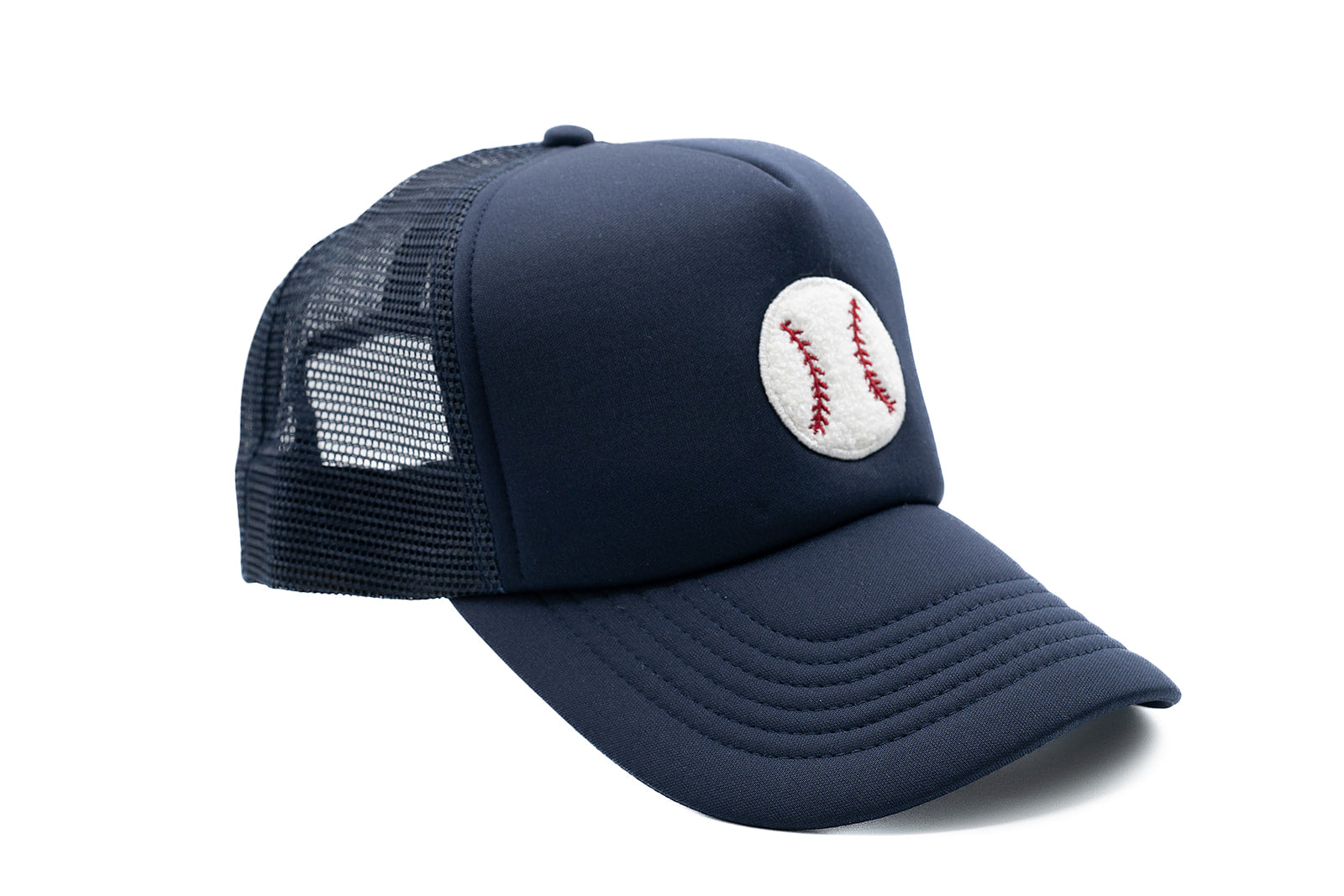Navy Foam Trucker Terry Baseball Hat